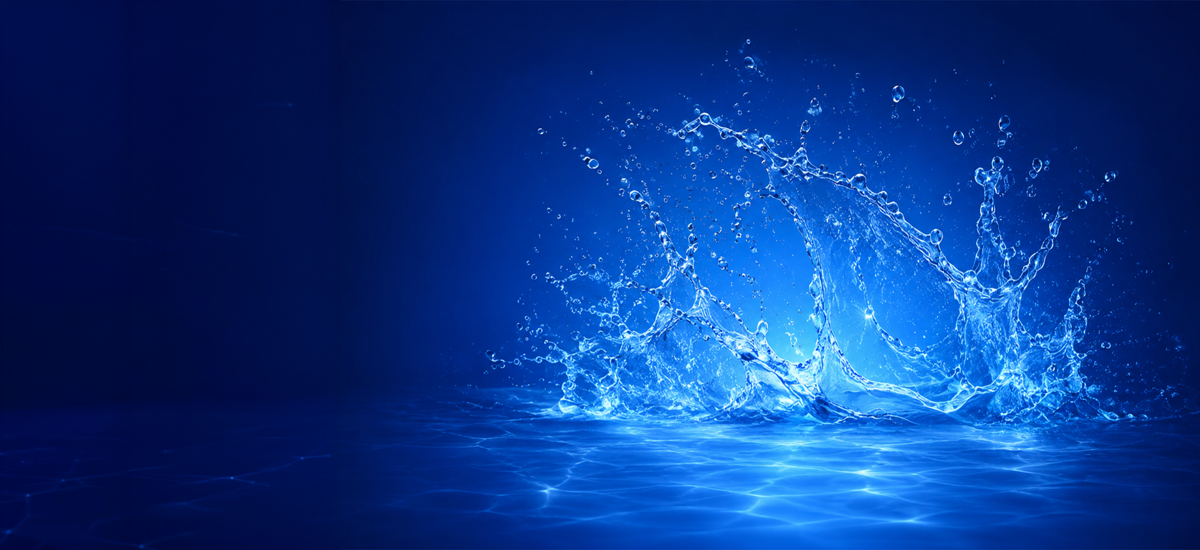 Blue water background