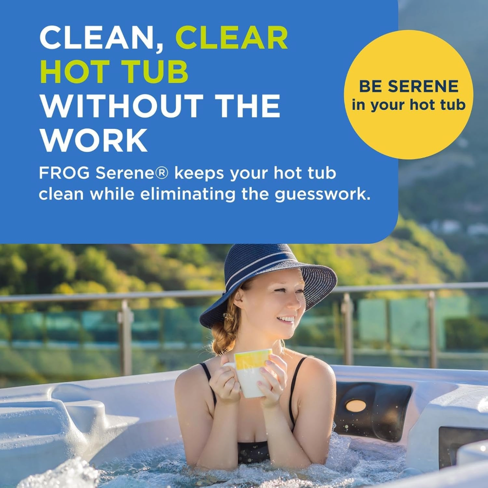 FROG® Serene™ Replacement Bromine Cartridge for Hot Tubs – Prefilled 1 Pack