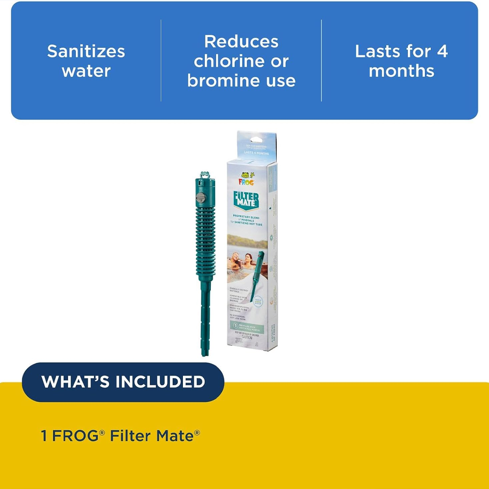 FROG® Filter Mate – Desinfectante mineral para cartucho de filtro de spa – pieza n.° 01-12-8412 