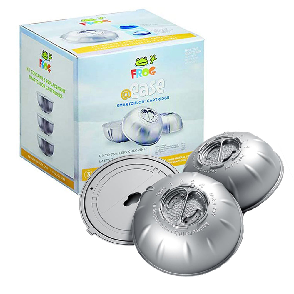 FROG® @ease SmartChlor Cartridge 3-Pack – Hot Tub Floating System Refills – part #01-14-3256
