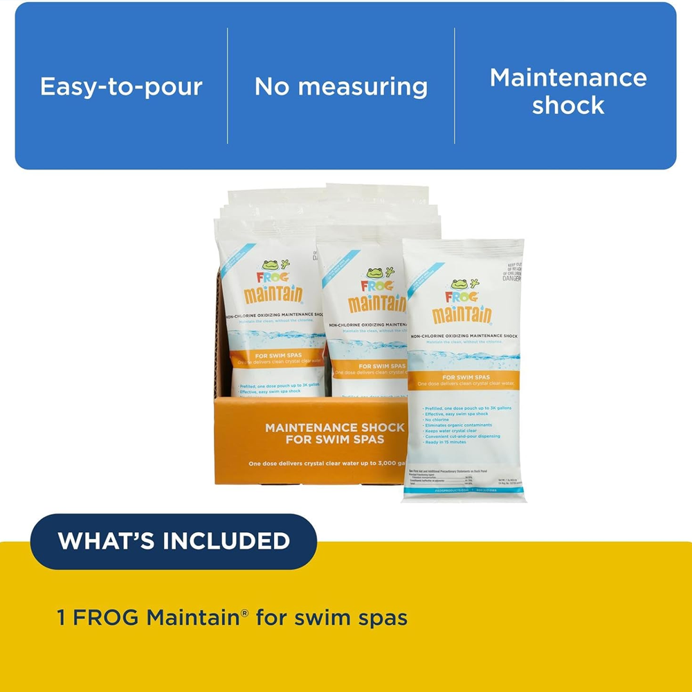 FROG® Maintain for Swim Spas – Non-Chlorine Shock (16 oz)