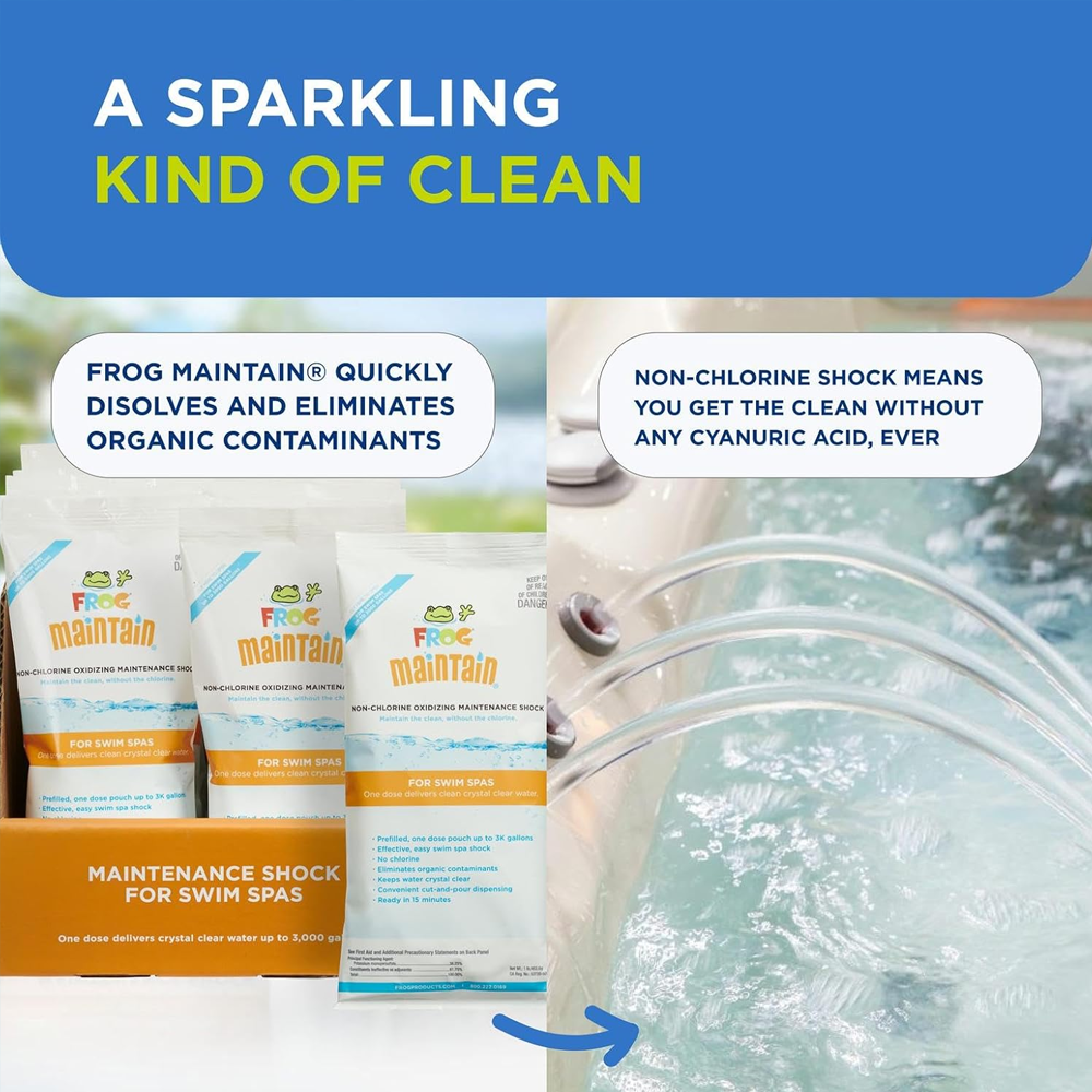 FROG® Maintain for Swim Spas – Non-Chlorine Shock (16 oz)