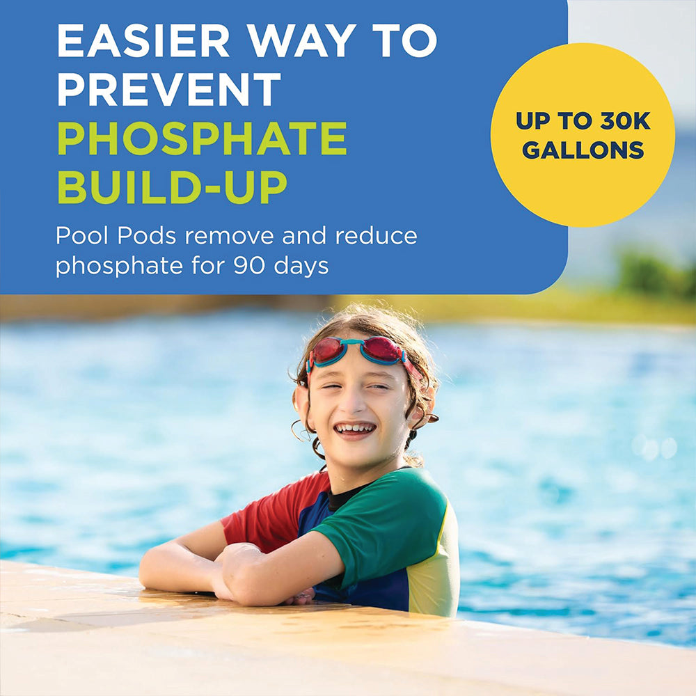 FROG® 90-Day GoodBye Phos™ – Phosphate Remover Pods (7.5k–30k gal) – part #01-10-7000