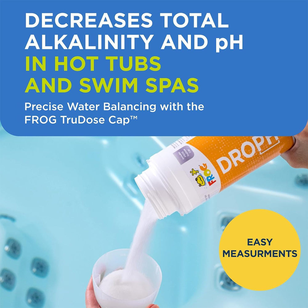 FROG® DropH™ pH and Total Alkalinity Decreaser – 3 lb TruDose® Bottle