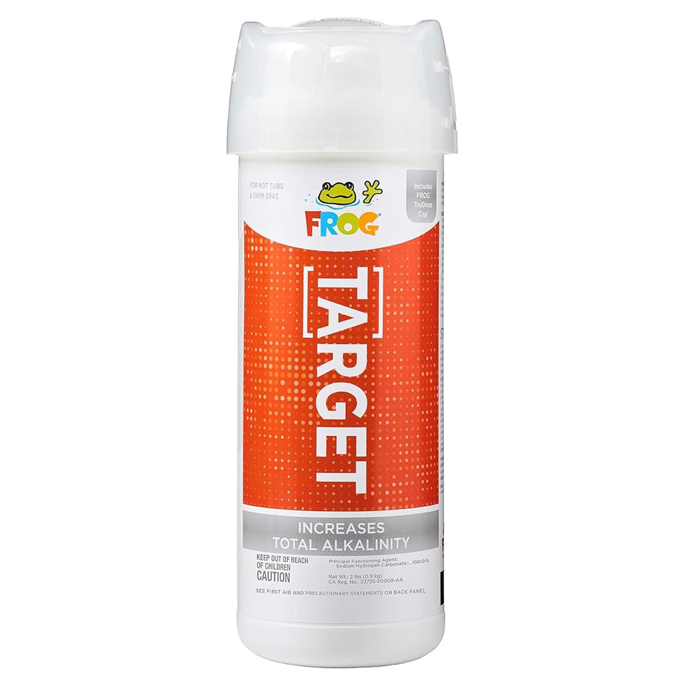FROG® Target™ Total Alkalinity Increaser – 2 lb TruDose Bottle for Easy Water Balancing