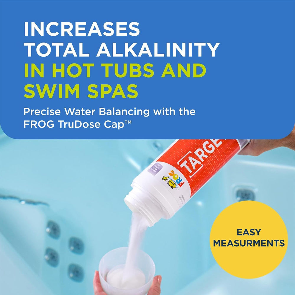 FROG® Target™ Total Alkalinity Increaser – 2 lb TruDose Bottle for Easy Water Balancing