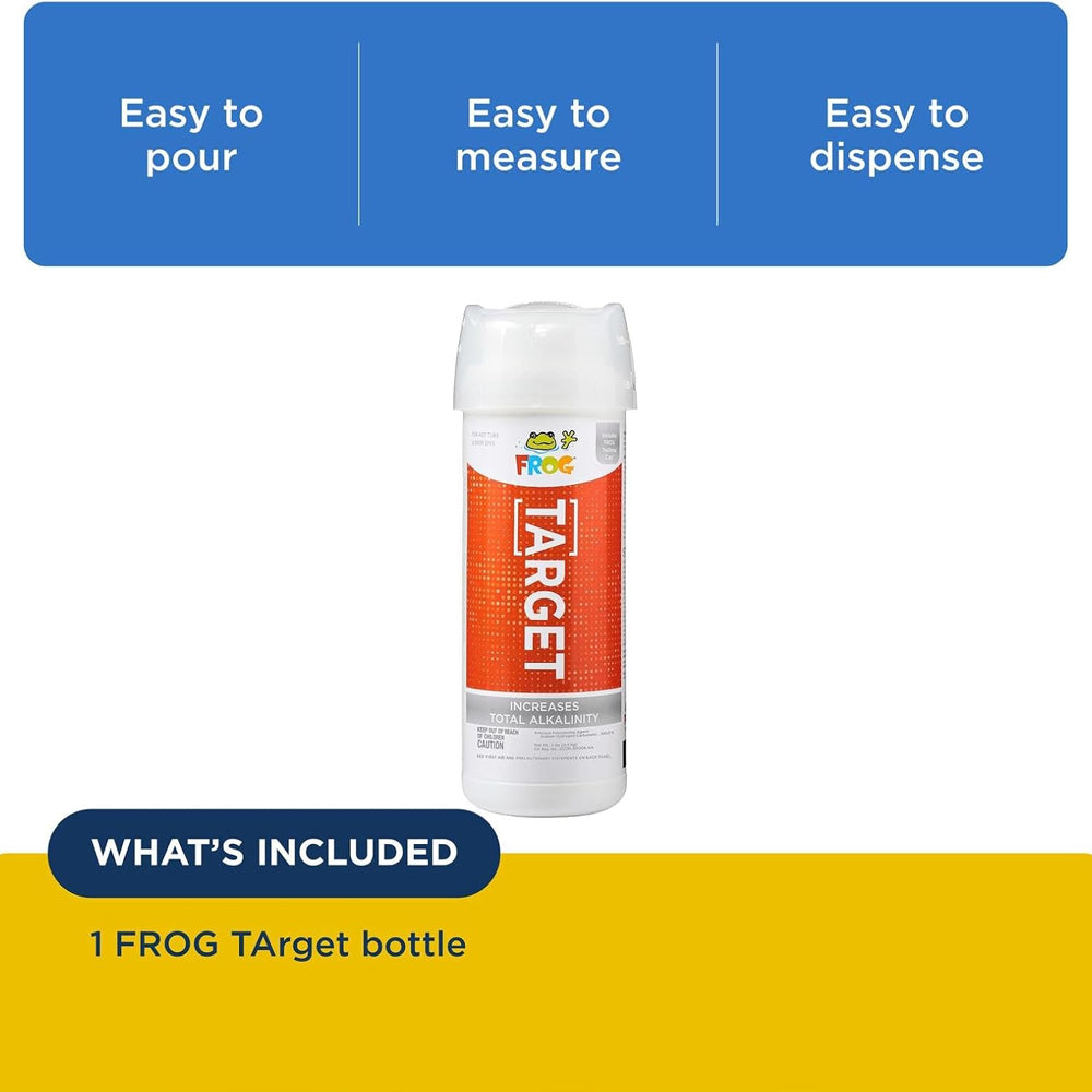 FROG® Target™ Total Alkalinity Increaser – 2 lb TruDose Bottle for Easy Water Balancing
