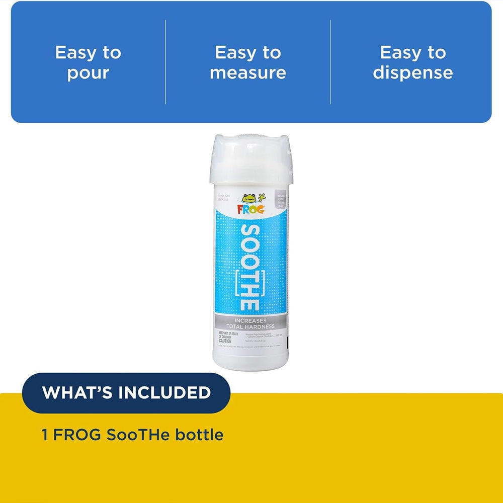 FROG® SooTHe™ Calcium Hardness Increaser for Hot Tubs & Swim Spas – 2 lb TruDose Bottle