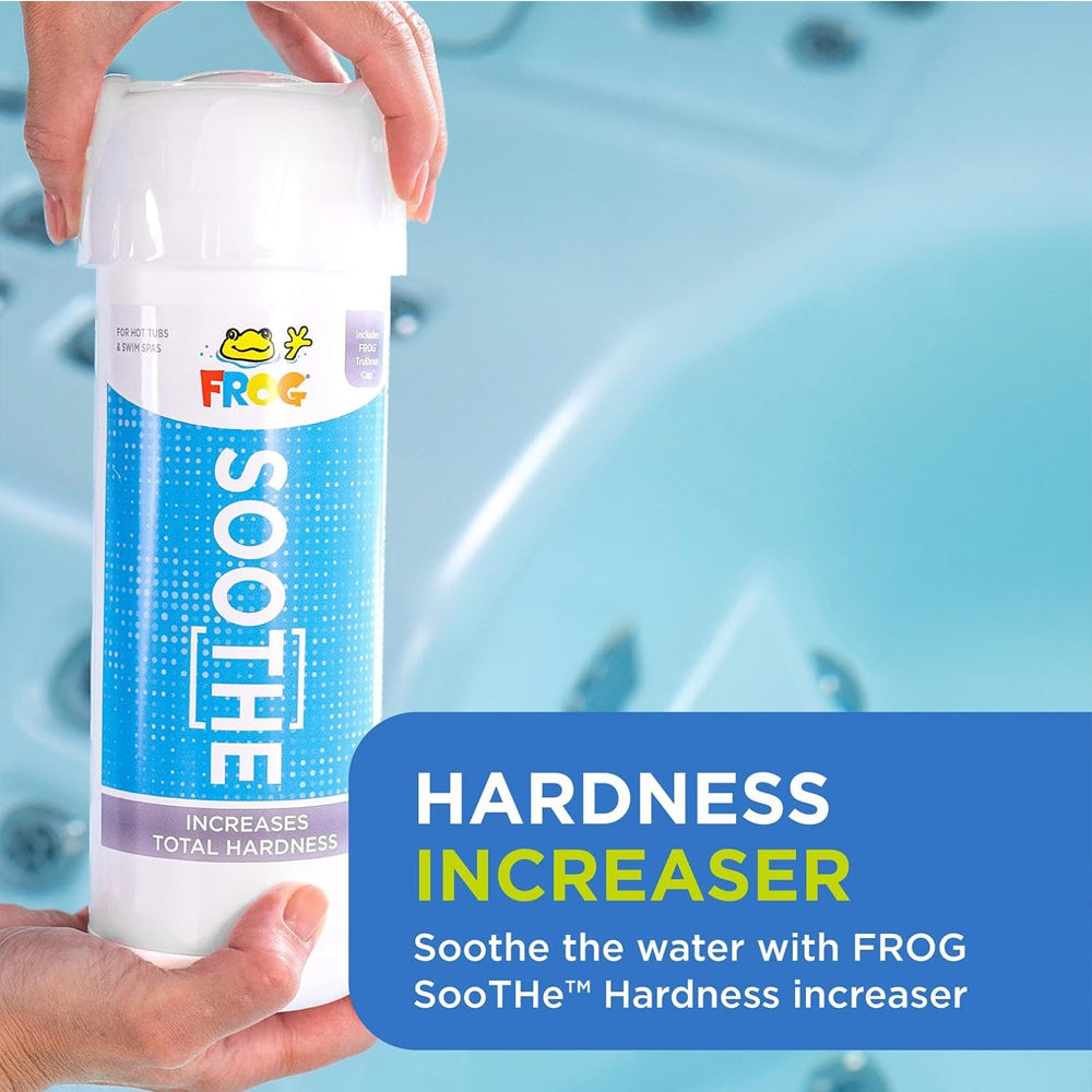 FROG® SooTHe™ Calcium Hardness Increaser for Hot Tubs & Swim Spas – 2 lb TruDose Bottle