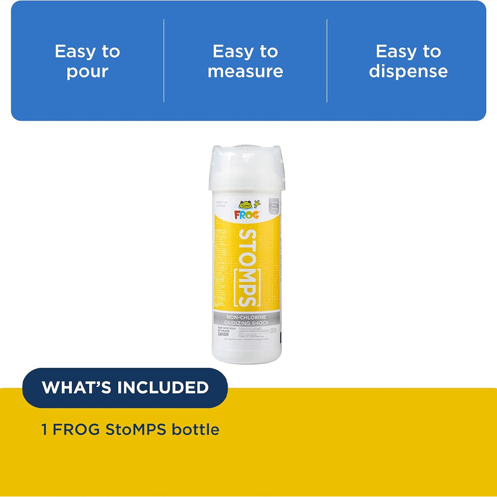 FROG® StoMPS™ Non-Chlorine Oxidizing Shock – 2 lb TruDose® Bottle