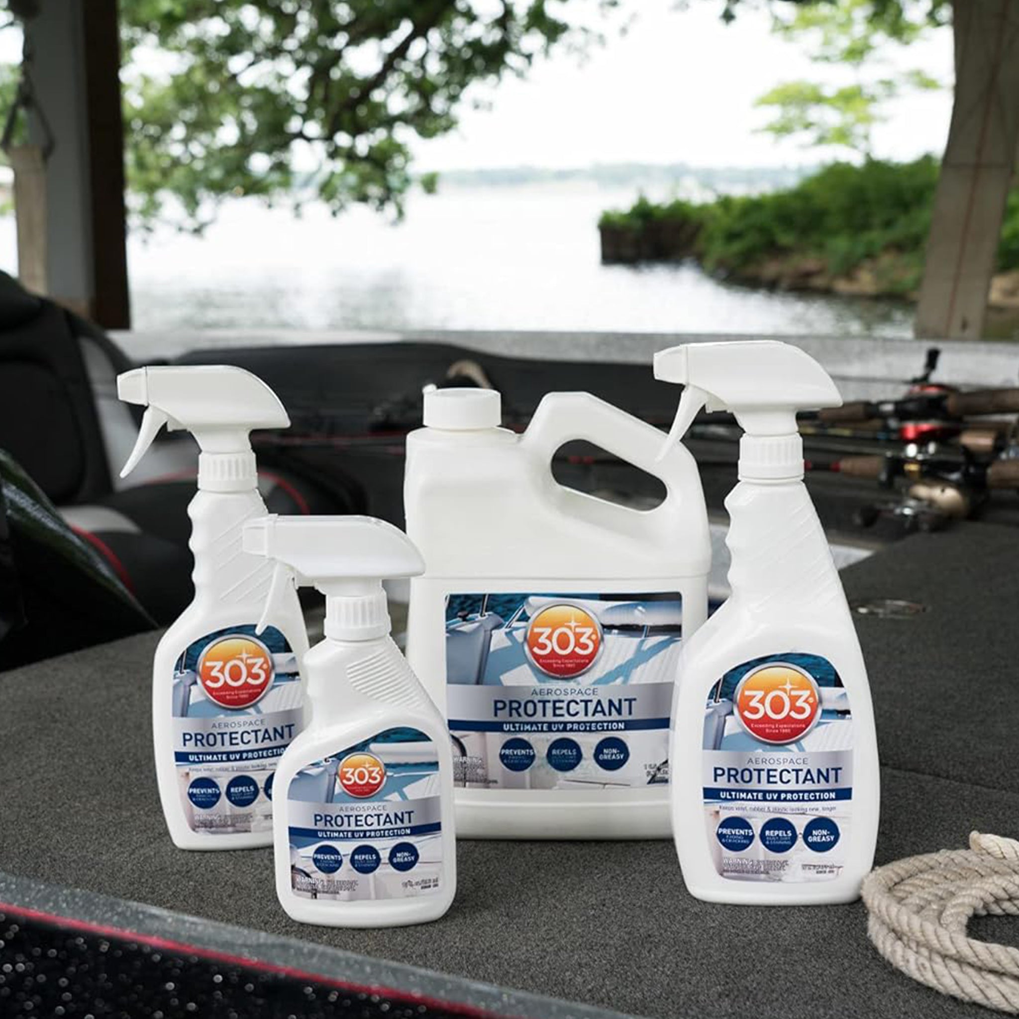 303® Aerospace Protectant – UV Protection for Vinyl, Rubber & Plastics (16 fl oz / 32 fl oz / 1 gal)