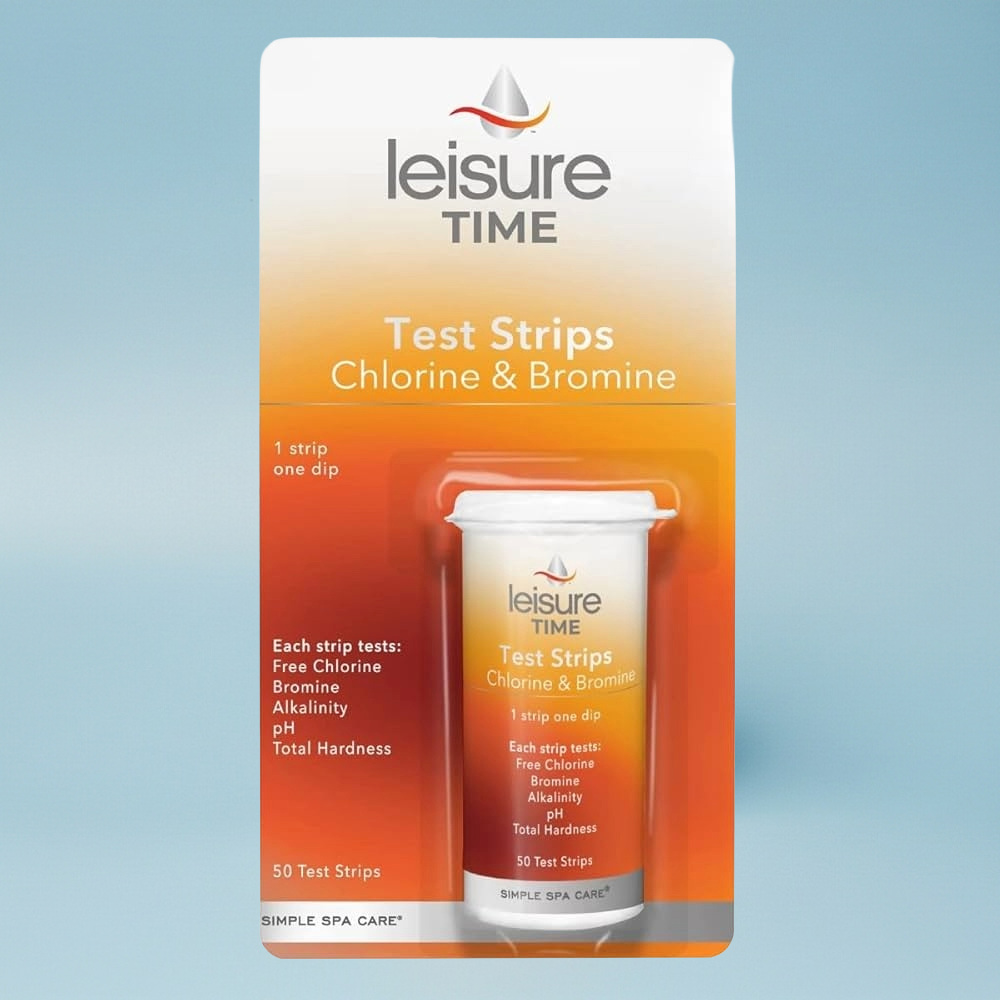 Leisure Time® Chlorine & Bromine Test Strips - 50 Count