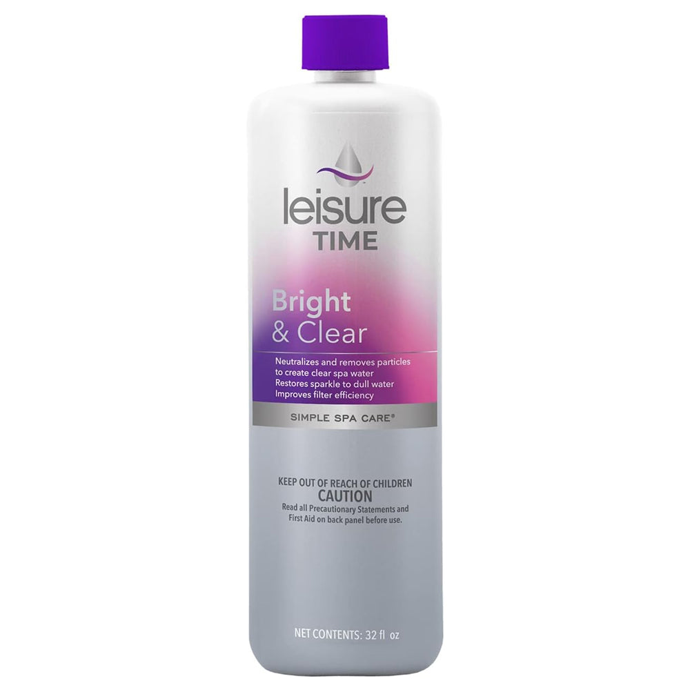 Leisure Time® Bright & Clear® (All Spa Types) – Hot Tub Water Clarifier – 1 pt