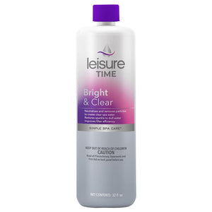 Leisure Time® Bright & Clear® (All Spa Types) – Hot Tub Water Clarifier – 1 pt