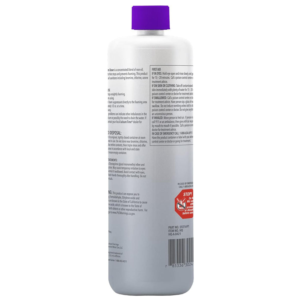 Leisure Time® Bright & Clear® (All Spa Types) – Hot Tub Water Clarifier – 1 pt