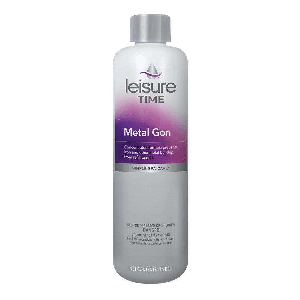 Leisure Time® Metal Gon® (16 fl oz) – Spa Metal & Stain Prevention