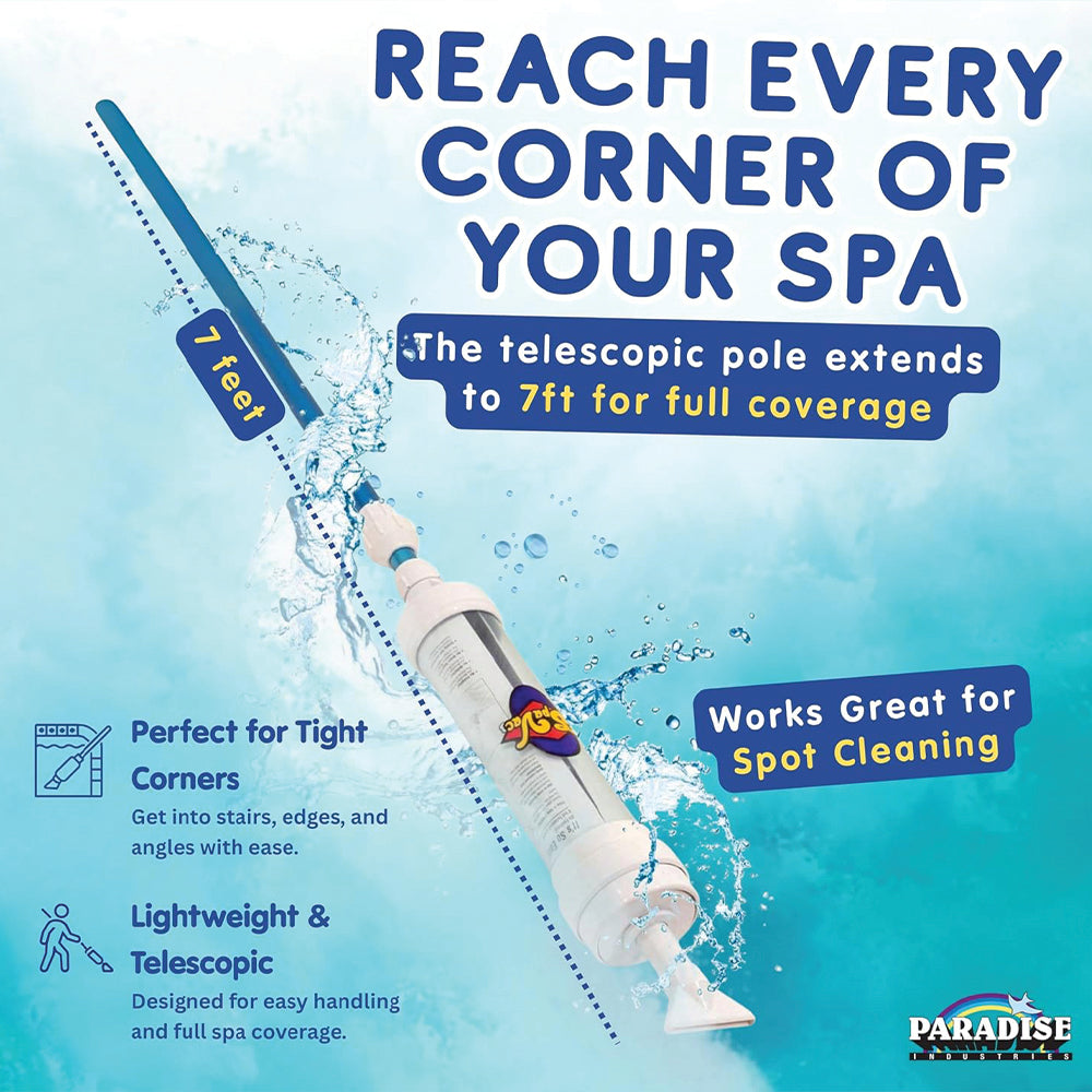 Rola-Chem® 6250 Paradise Power Spa Vacuum – Manual Telescoping, Self-Contained – model #6250