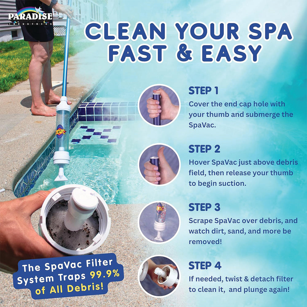 Rola-Chem® 6250 Paradise Power Spa Vacuum – Manual Telescoping, Self-Contained – model #6250