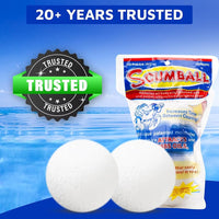 Thumbnail for SCUMBALLS® Oil Absorbing Sponge (2 Pack) – Floating Scum Eliminator for Hot Tubs