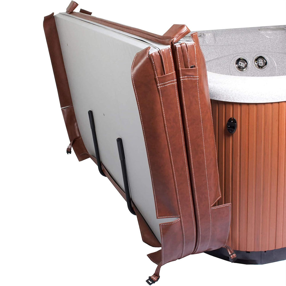 Cover Valet™ Cover Caddy Hot Tub Cover Lifter – Under‑mount, Gas‑Spring Assisted