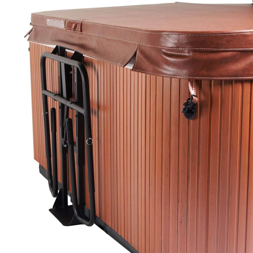 Cover Valet™ Cover Caddy Hot Tub Cover Lifter – Under‑mount, Gas‑Spring Assisted