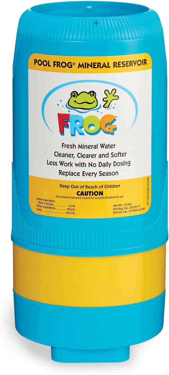 FROG Pool FROG Replacement Mineral Reservoir for use with Pool FROG Model 5400 and XL PRO Cyclers - Prefilled Mineral Cartridge for Quick & Easy Pool Sanitization