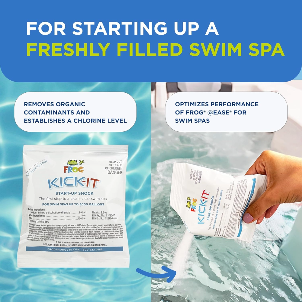 FROG Kick-It Start Up Shock – Fast-Acting Hot Tub Startup Treatment