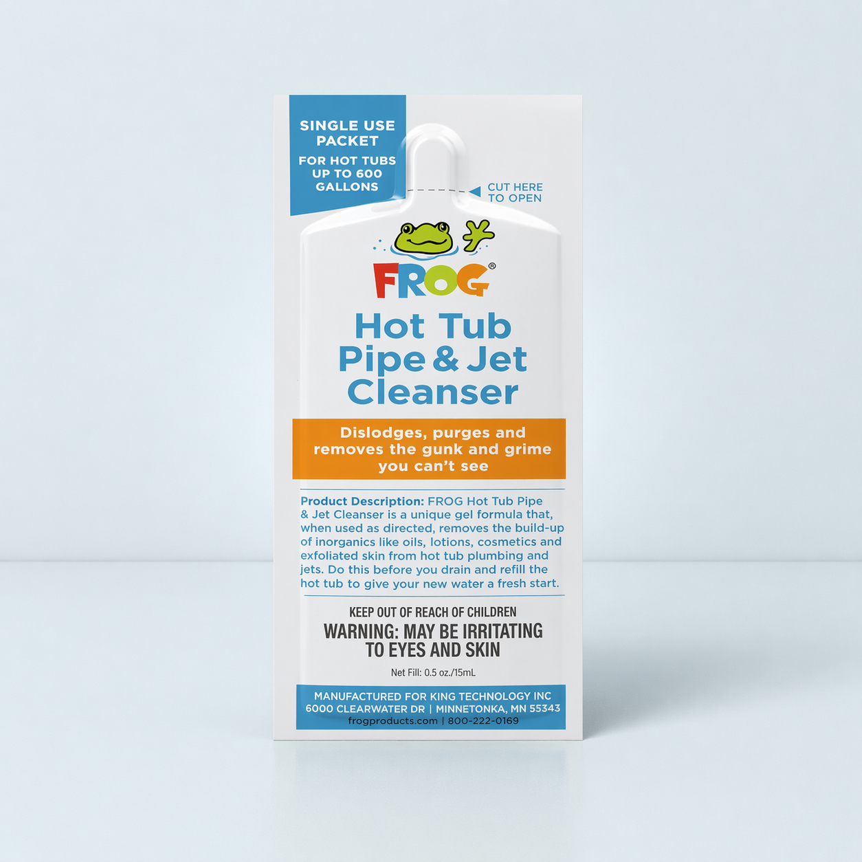 FROG® Hot Tub Pipe & Jet Cleanser Single-Use Packet