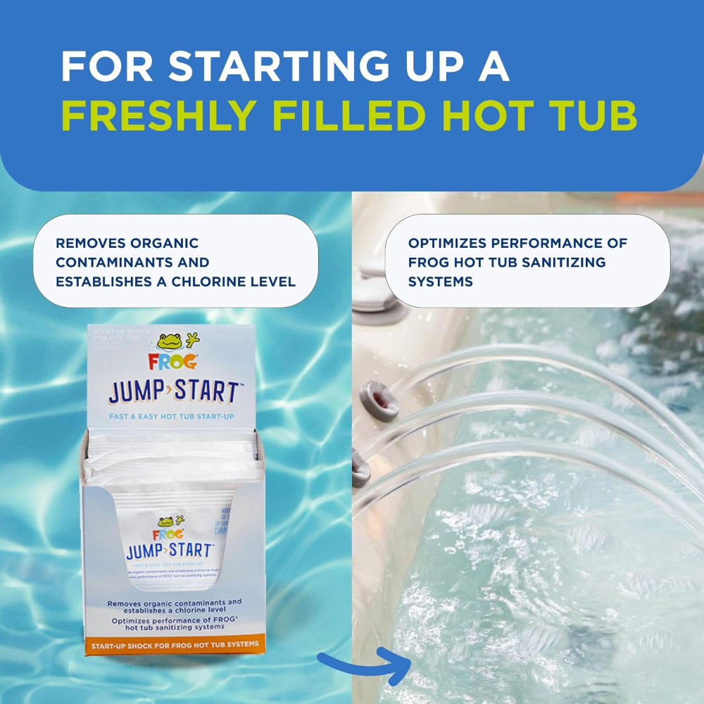 FROG® Jump Start Start-Up Chlorine Shock - 2 oz Packet (12-Pack)