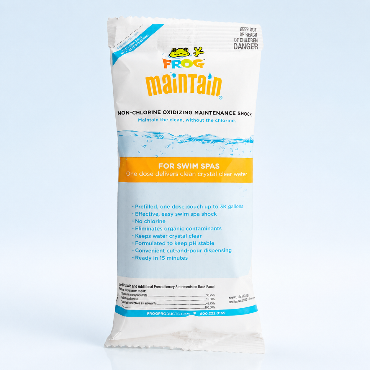 FROG® Maintain Non-Chlorine Shock for Swim Spas (16 oz Packet)