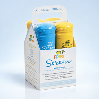 Kit de cartuchos FROG® Serene Spa: 1 mineral + 3 bromo (suministro para 4 meses) – pieza n.° 01-14-3824 