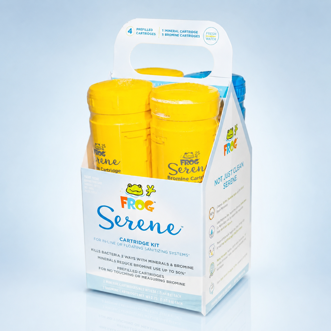 Kit de cartuchos FROG® Serene Spa: 1 mineral + 3 bromo (suministro para 4 meses) – pieza n.° 01-14-3824 