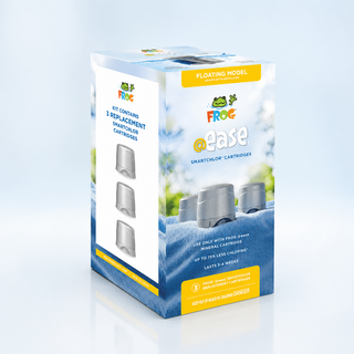Paquete de 3 cartuchos FROG® @ease SmartChlor: sistema flotante 2 en 1 para el cuidado del agua (n.° de pieza: 01-14-3258)