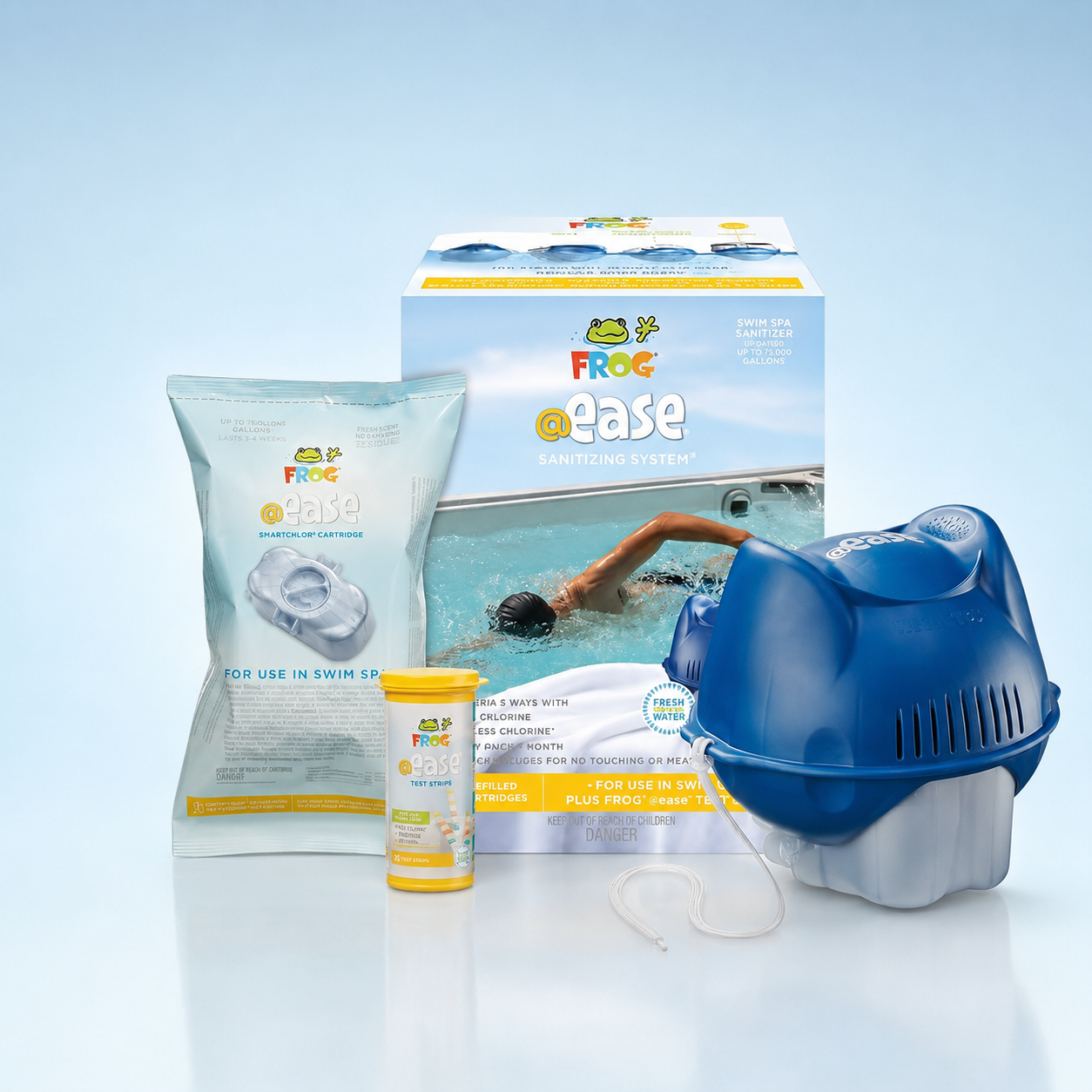 Sistema de desinfección FROG @ease® SmartChlor® – Kit para el cuidado del agua del spa de natación (todos los años) – pieza n.° 01-14-3258