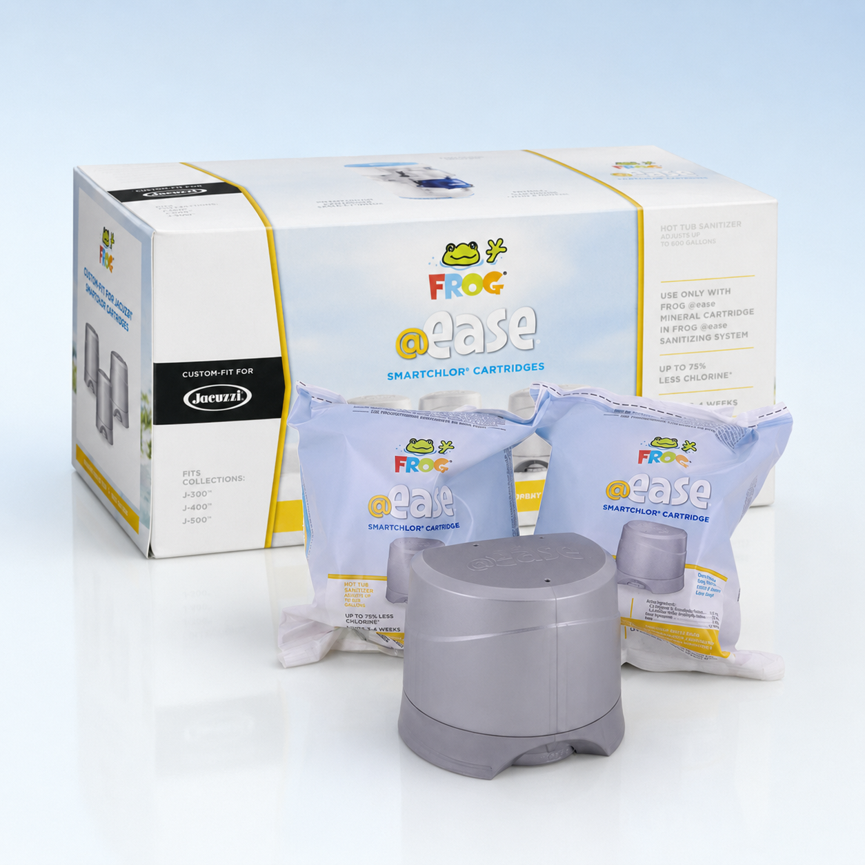 Paquete de 3 cartuchos Frog® @ease® SmartChlor® para jacuzzis Jacuzzi® (pieza n.° 6473-295) 