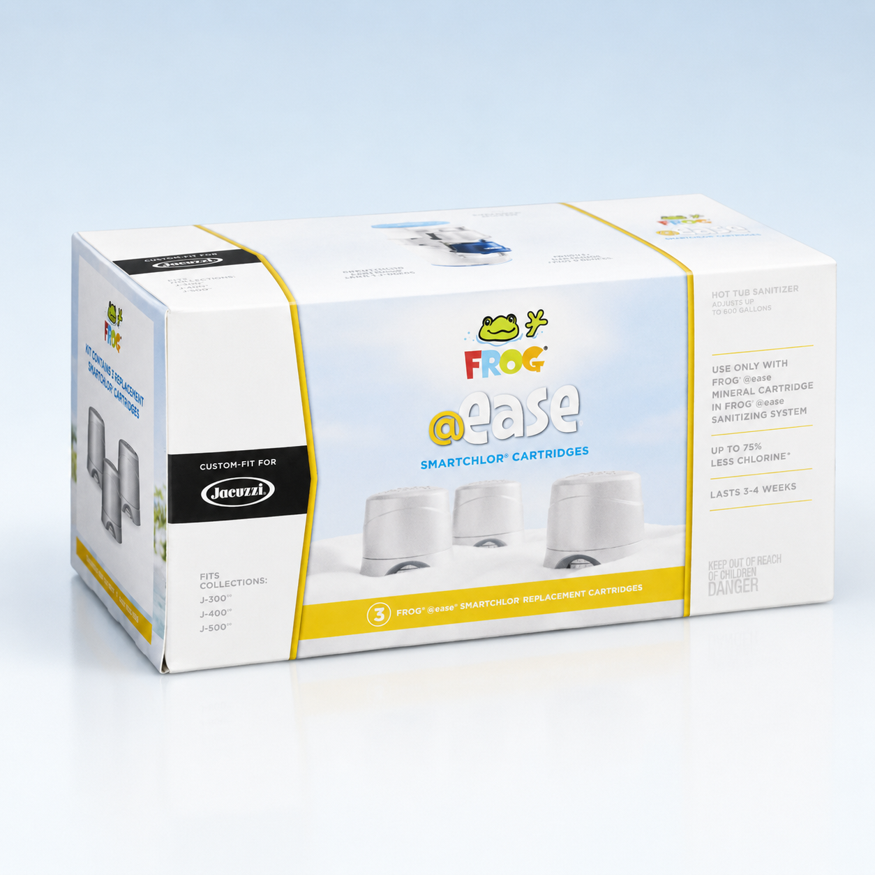 Paquete de 3 cartuchos Frog® @ease® SmartChlor® para jacuzzis Jacuzzi® (pieza n.° 6473-295) 