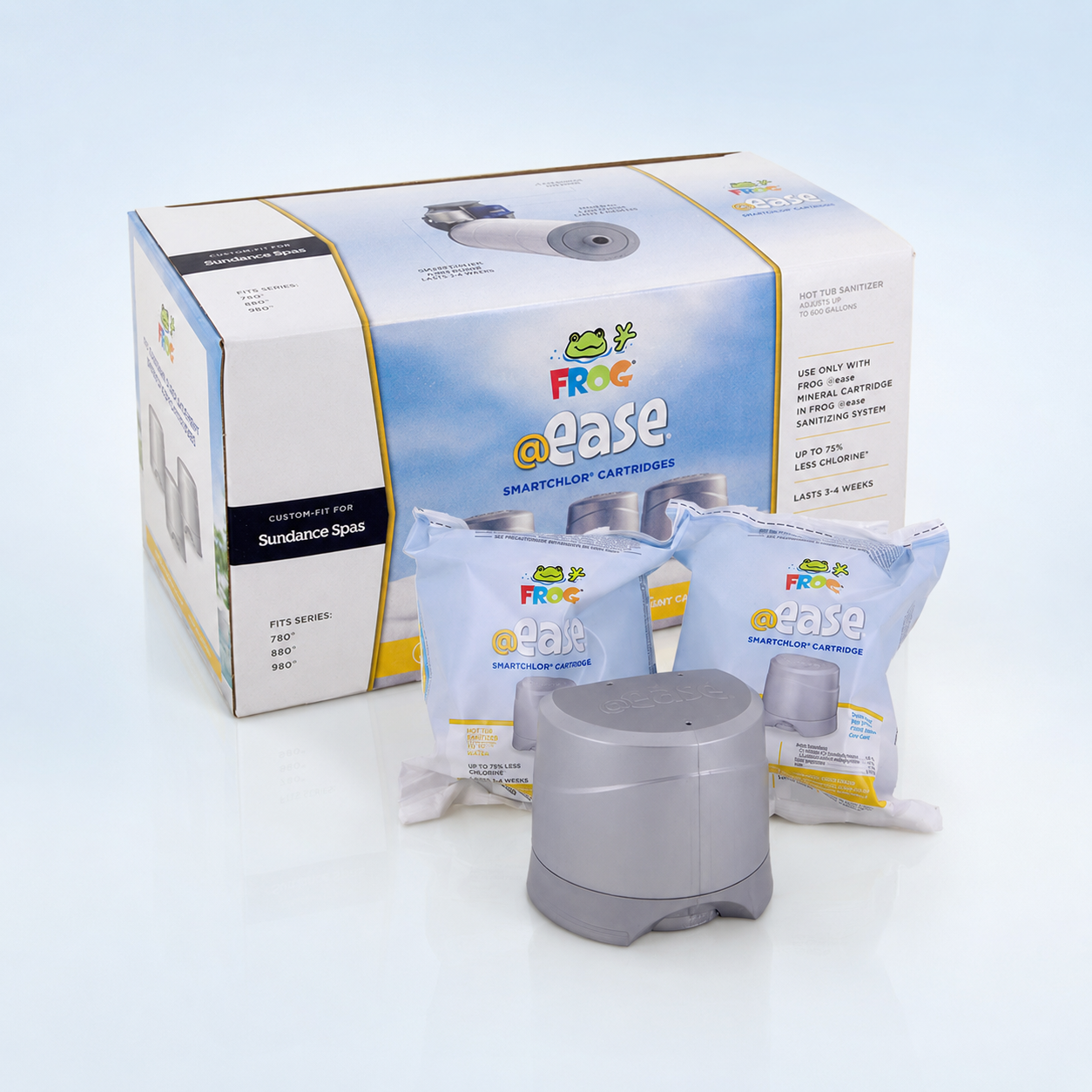 Paquete de 3 cartuchos Frog® @ease® SmartChlor® para spas Sundance®, pieza n.° 6473-297