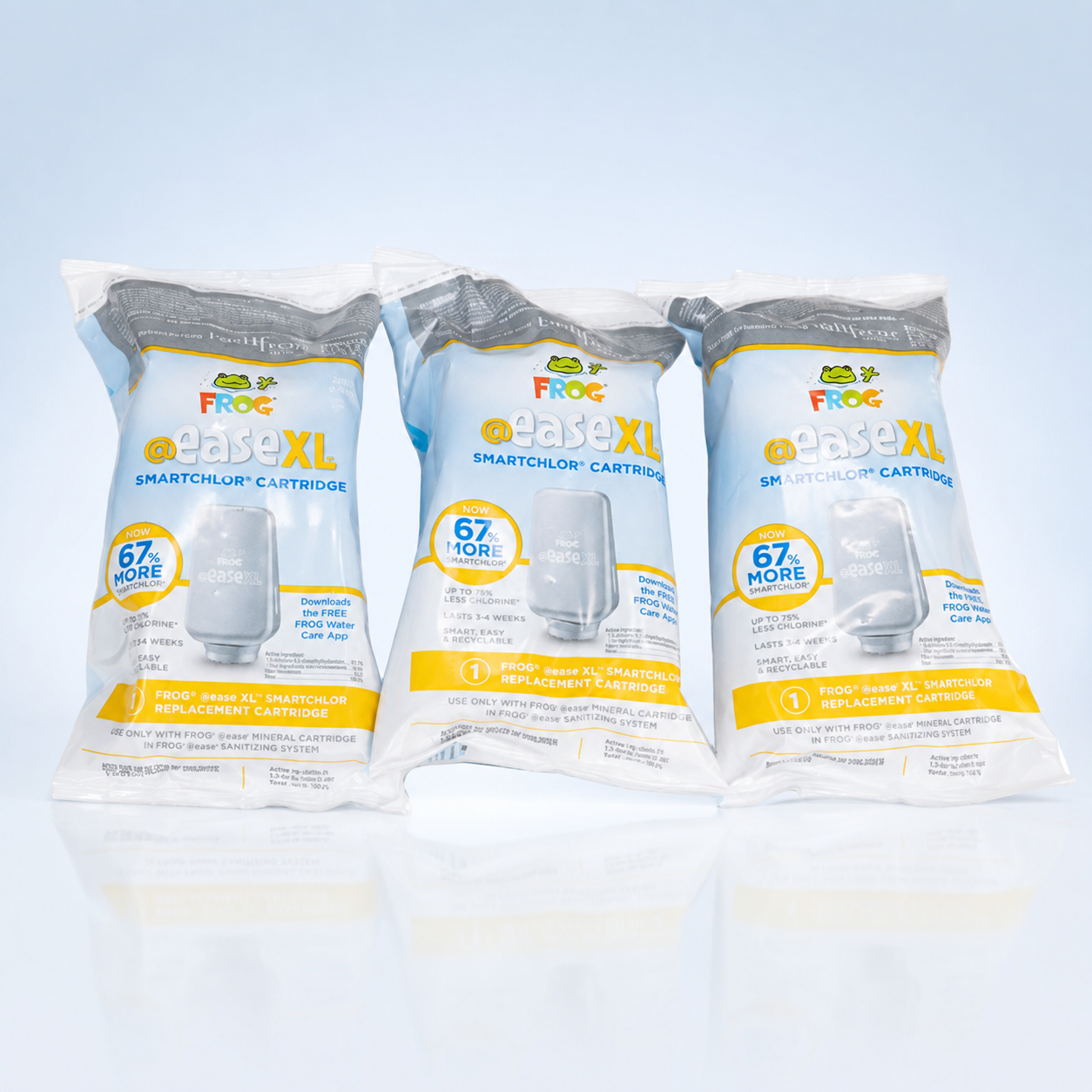 FROG® @ease® XL Smartchlor® Cartridge 3-Pack for Bullfrog® Spas – Simplicity Series