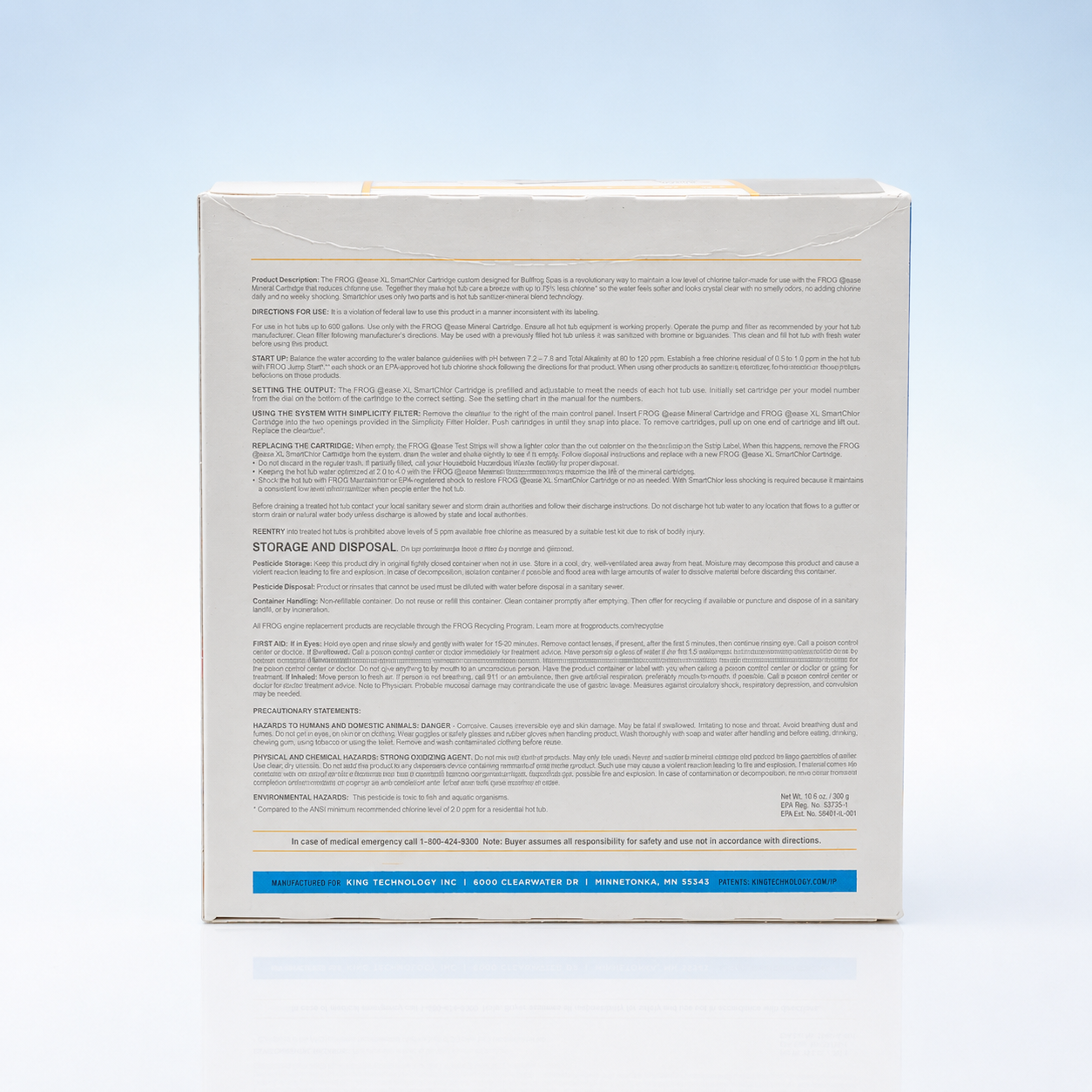 FROG® @ease® XL Smartchlor® Cartridge 3-Pack for Bullfrog® Spas – Simplicity Series