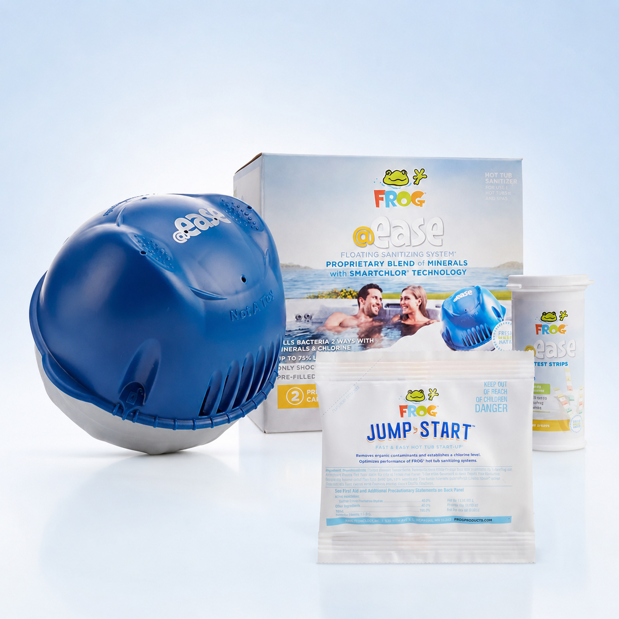 Frog® @ease Floating SmartChlor Sanitizing System for Hot Tubs