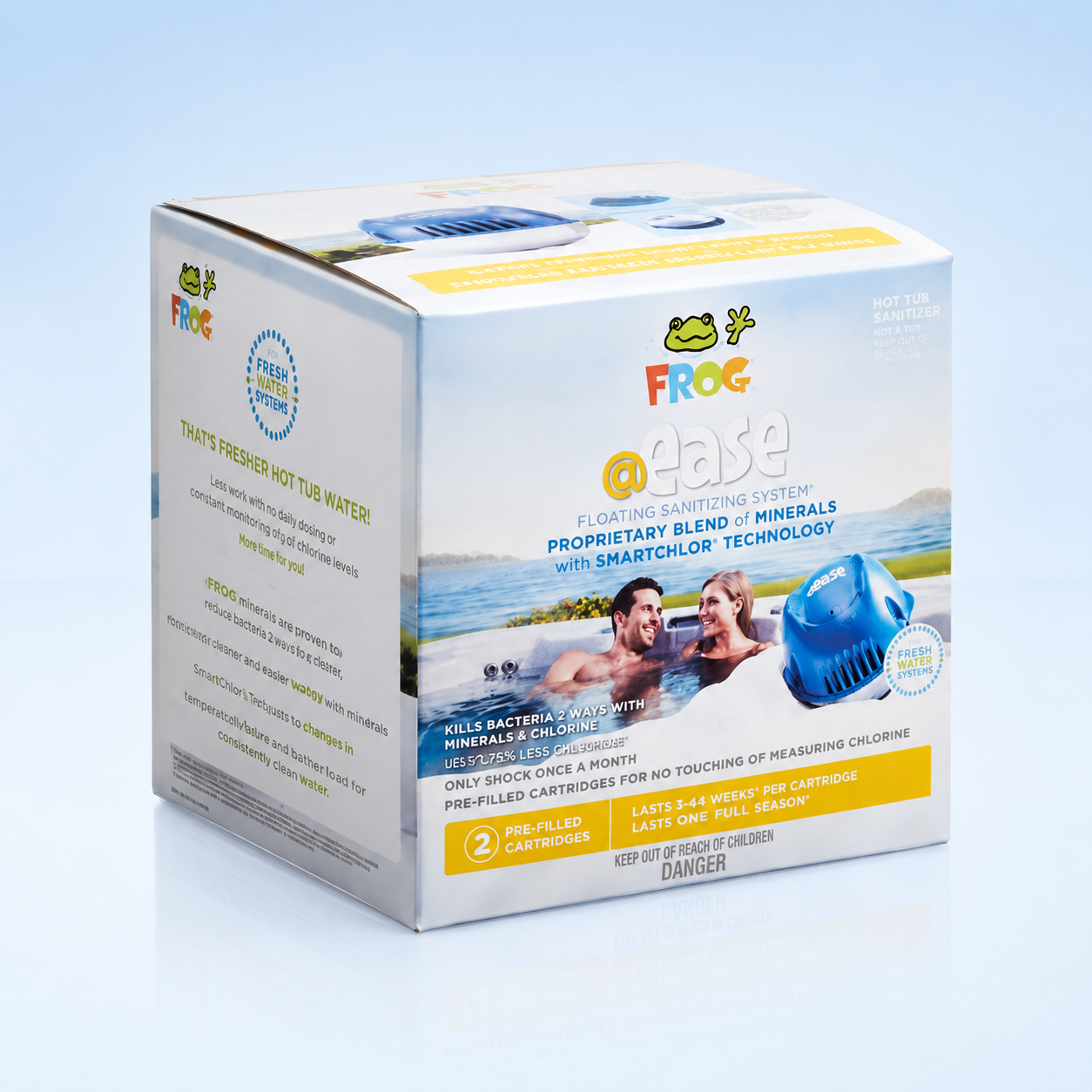 Frog® @ease Floating SmartChlor Sanitizing System for Hot Tubs