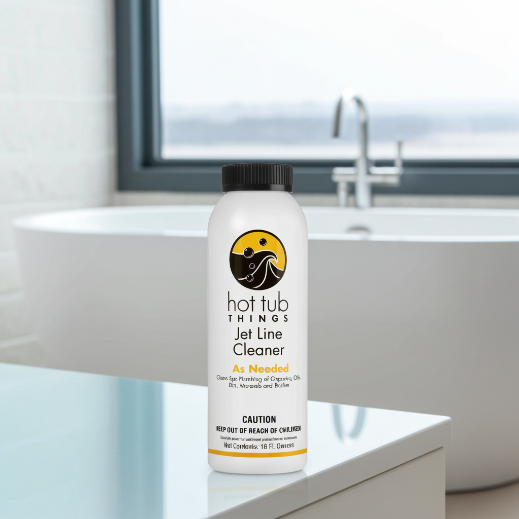 Limpiador de líneas de chorro Hot Tub Things® (16 onzas líquidas): limpiador de plomería para spas y jacuzzis 