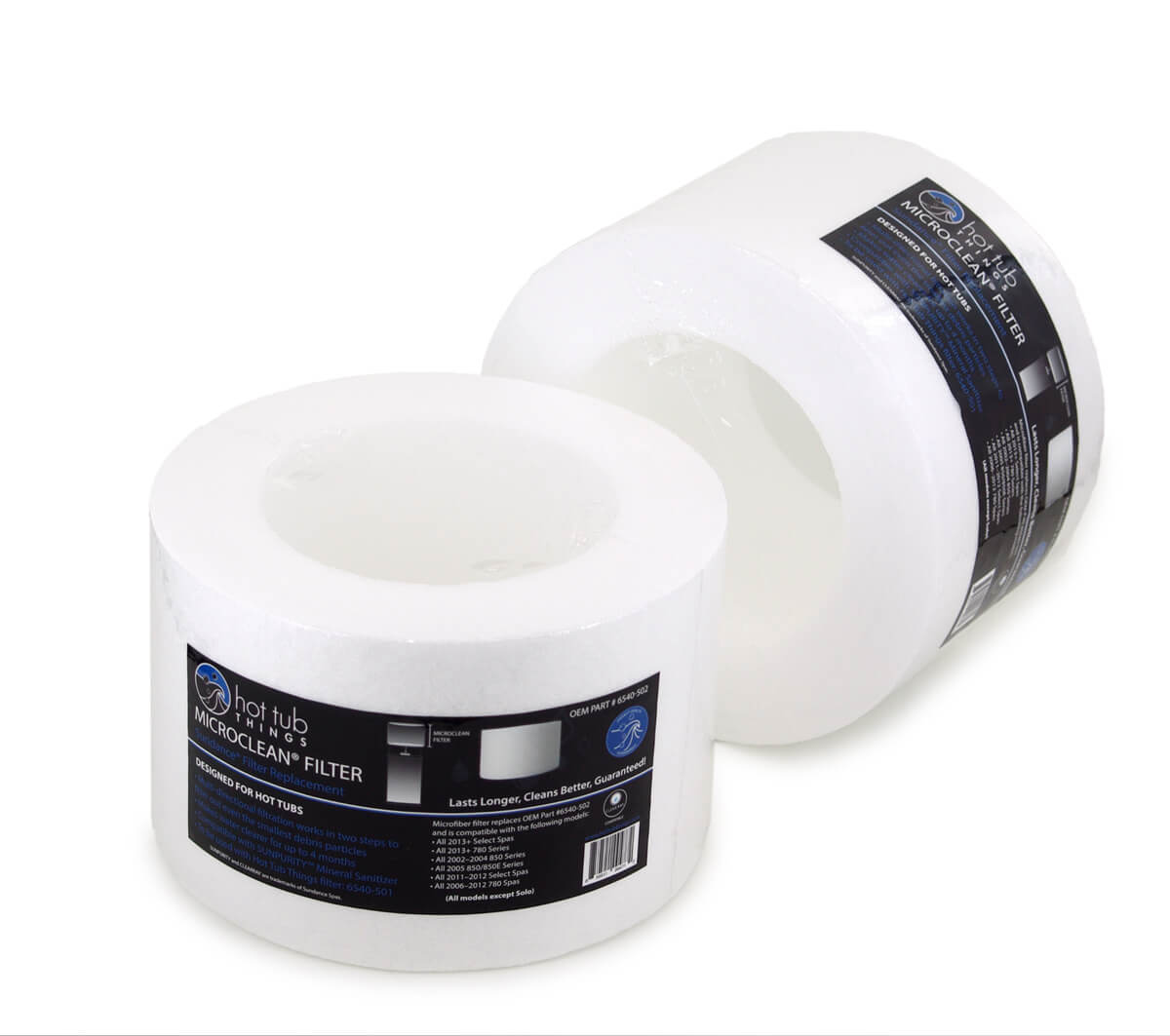 Hot Tub Things® Disposable MicroClean® Filter – Sundance® 6540-502S Compatible (Upper Cartridge, 2002–2024) – Part #HTT-6540-502S