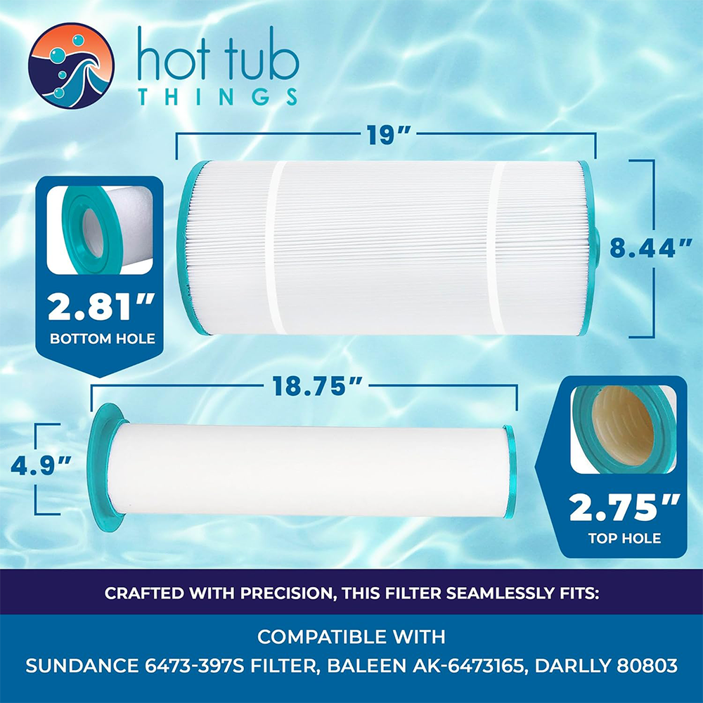 Hot Tub Things® Inner & Outer Filter - compatible with Sundance® 6541-397S