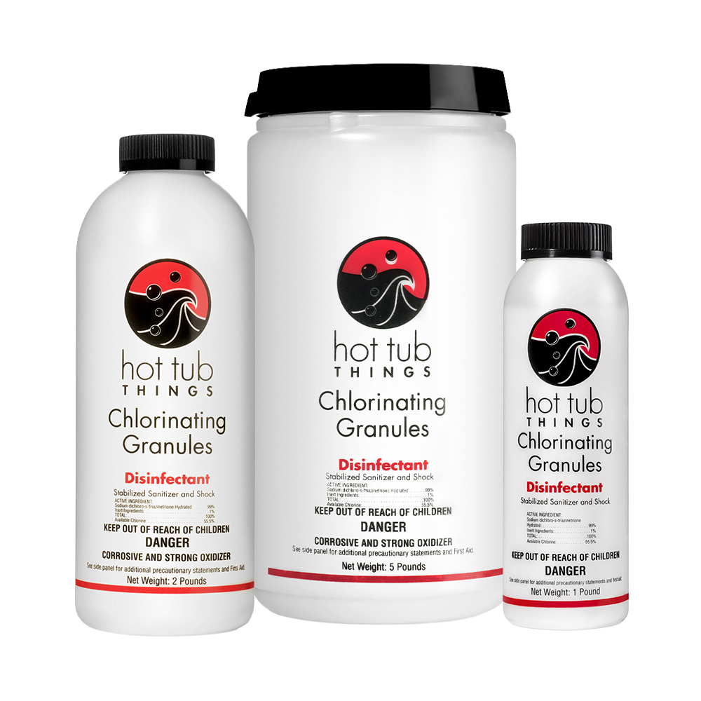 Hot Tub Things® Chlorinating Granules – Premium Fast-Dissolving Spa Sanitizer