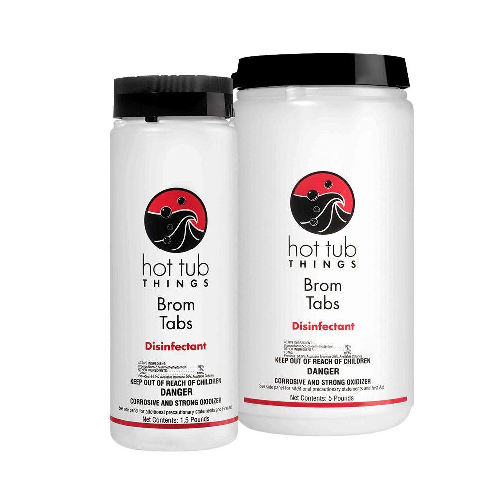 Hot Tub Things® Bromine Tablets (Brom Tabs) (1.5 lb & 5 lb)