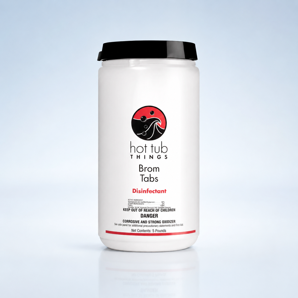 Tabletas de bromo Hot Tub Things®: desinfectante para spas y jacuzzis (1,5 lb y 5 lb) 