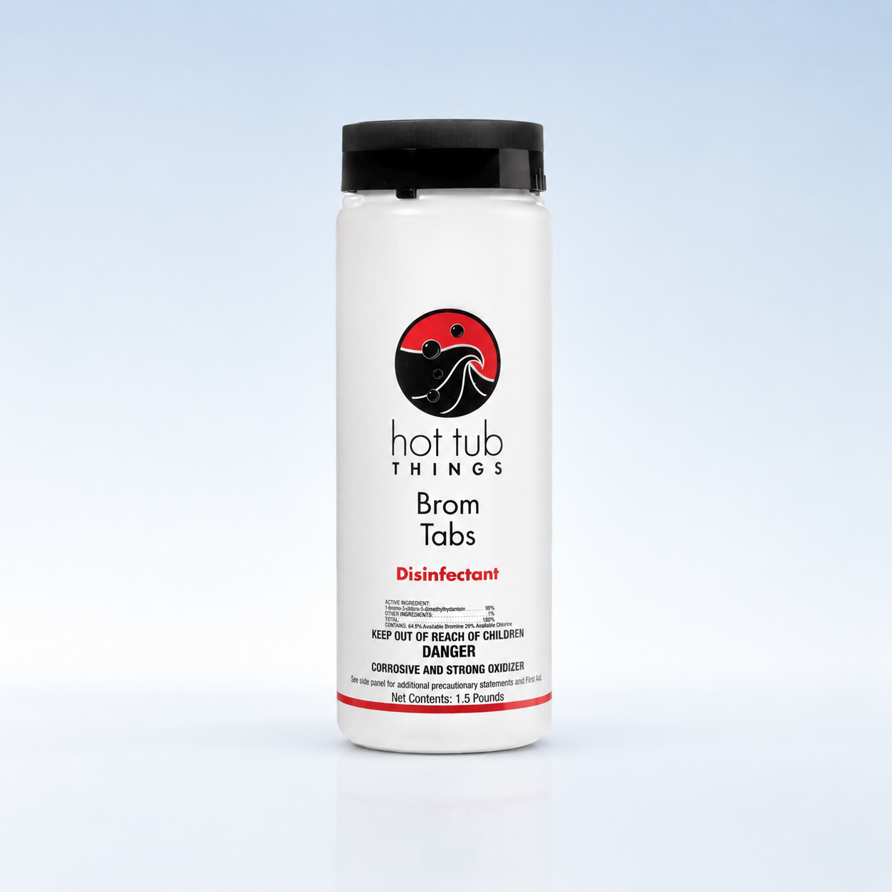 Tabletas de bromo Hot Tub Things®: desinfectante para spas y jacuzzis (1,5 lb y 5 lb) 