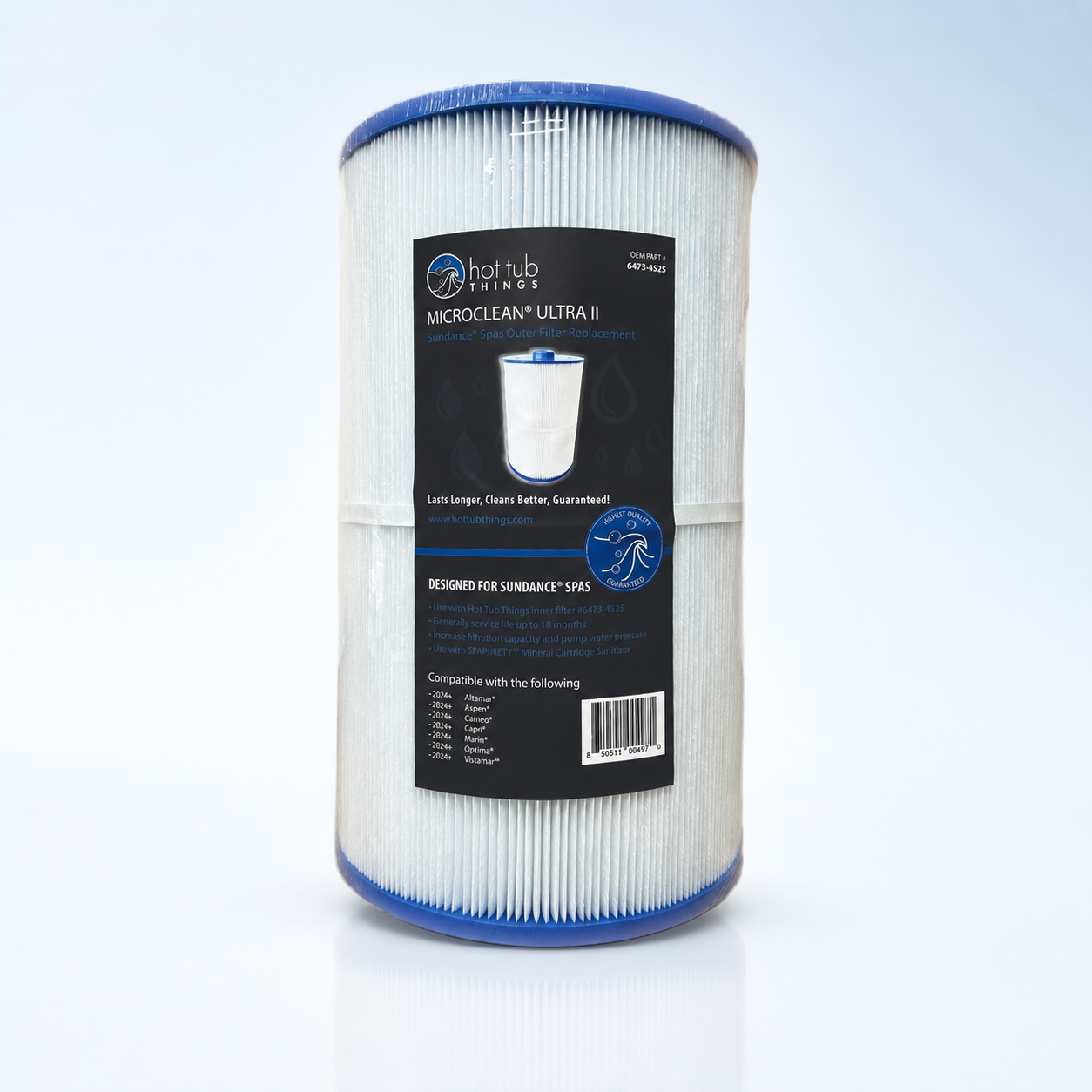 Filtro exterior Hot Tub Things® 880 (mediados de 2024+) – Reemplaza el Sundance® 6473‑452S 