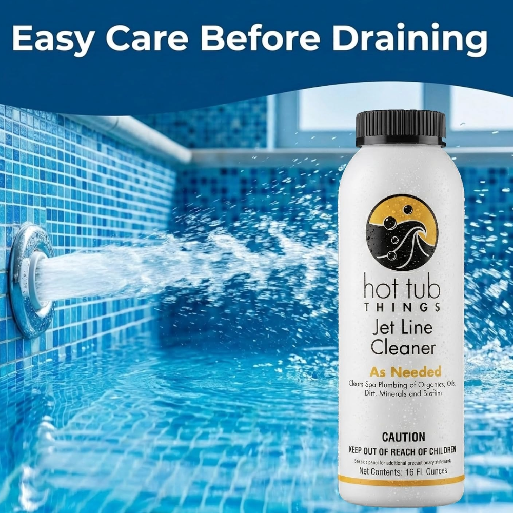 Hot Tub Things® Jet Line Cleaner – Professional Spa Plumbing System Cleaner (16 fl oz)